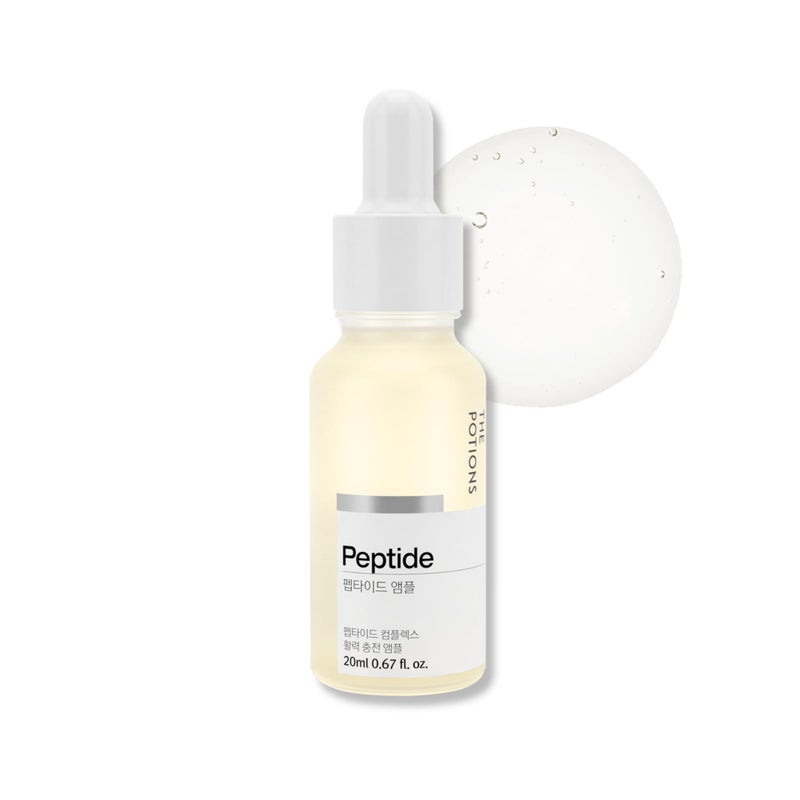 The Potions Peptides Serum for Face â€“ Customizable Peptide Ampoule (Personalized Skincare), Peptidos, Collagen-Boosting (Minimalist Formula), Hydrating & Firming, 0.67 fl oz - Image 1